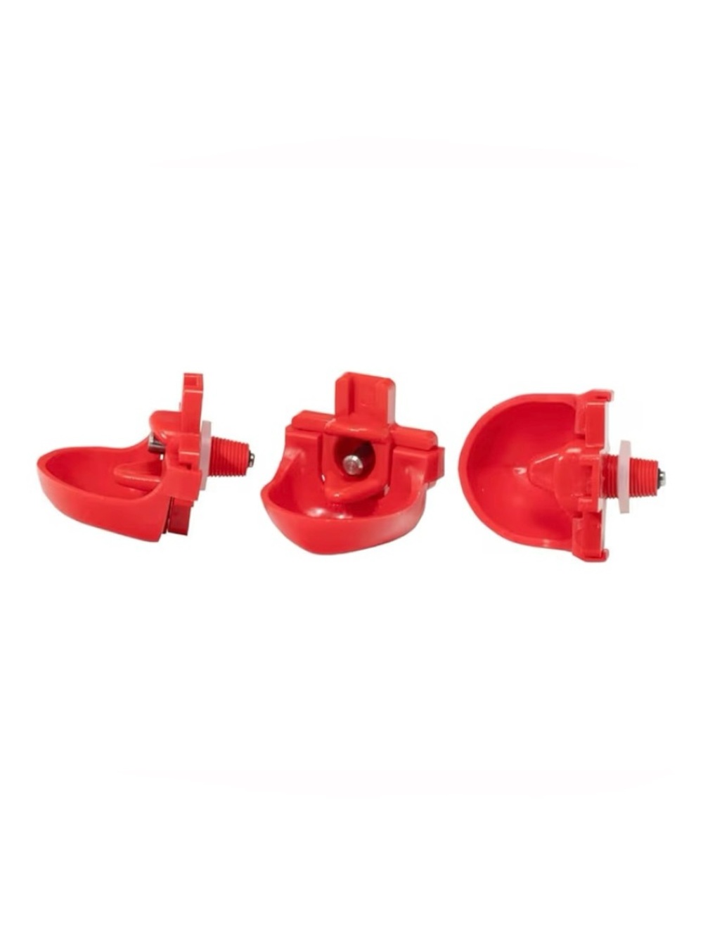 DIY Waterer Kit- Horizontal Nipples with Dribble Dish and Install Tool.12 pk/New
